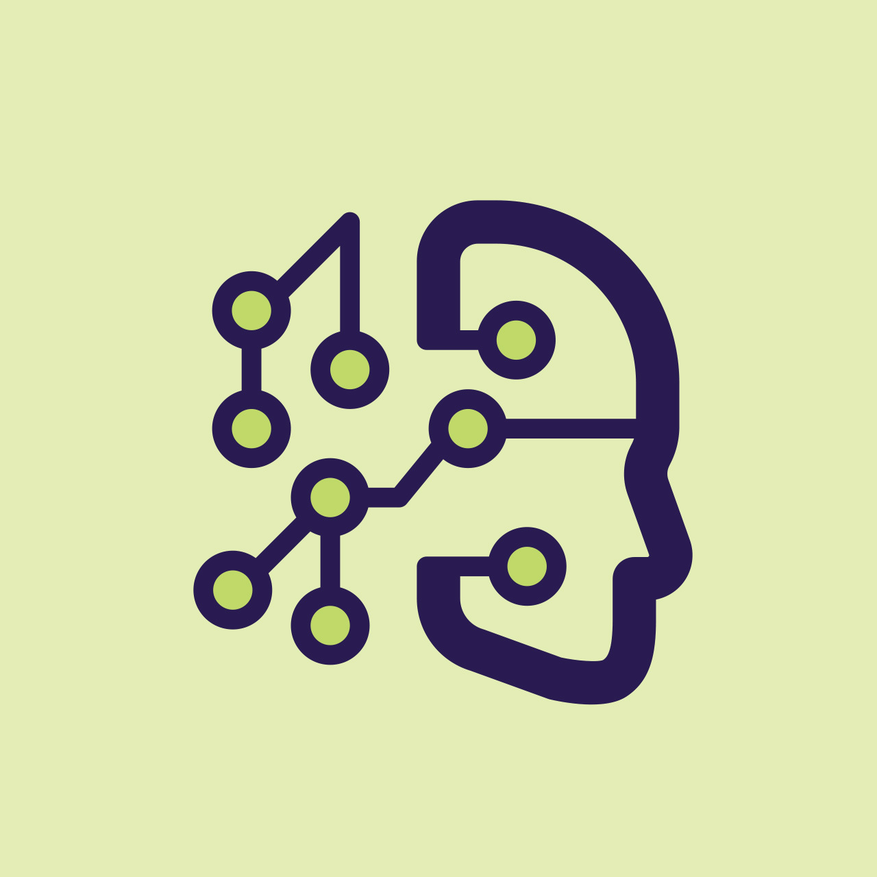 icon-ai-square circuits weaving into a brain