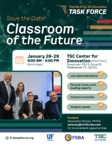 2026 Classroom of the Future Save the Date flier